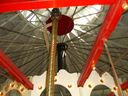Allan Herschell Horse Pole and Crank Detail